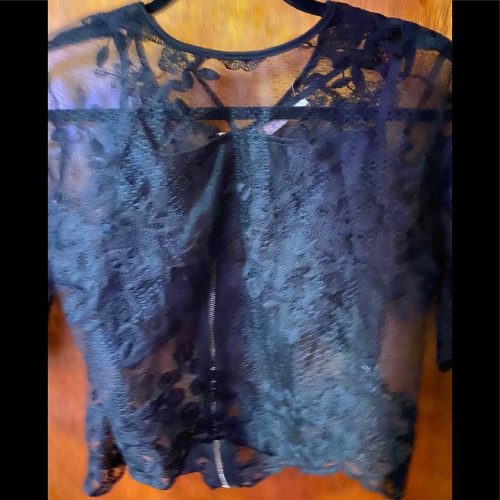 Lace crop top